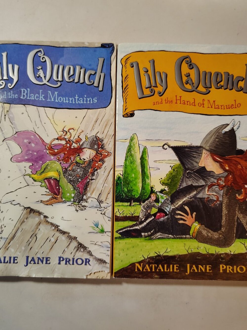 Lily Quench Lot Of 2 The Black Mountains The Hand Of Manuelo Natalie Jane Prior